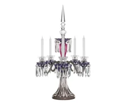 ARLEQUIN CANDÉLABRE 5B AMÉTHYSTE VIOLET FLANELLE