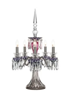 ARLEQUIN CANDÉLABRE 5L AMÉTHYSTE VIOLET FLANELLE