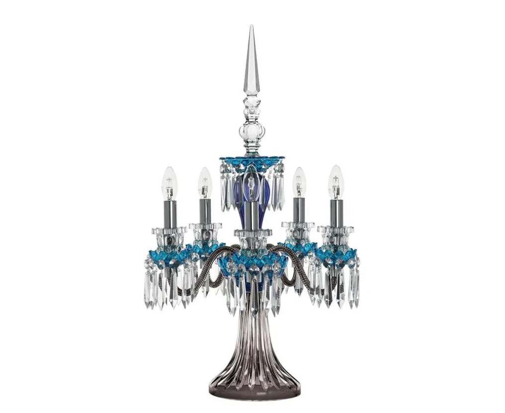 ARLEQUIN CANDÉLABRE 5L BLEU CLAIR BLEU FONCÉ FLANELLE