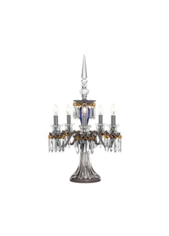 ARLEQUIN CANDÉLABRE 5L BLEU FONCÉ NOIR FLANELLE