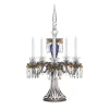 ARLEQUIN CANDÉLABRE 5L BOUGIE BLEU FONCÉ NOIR FLANELLE