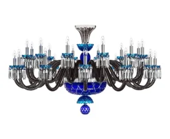 ARLEQUIN HORIZ LUSTRE 24L BLEU CLAIR BLEU FONCÉ FLANELLE