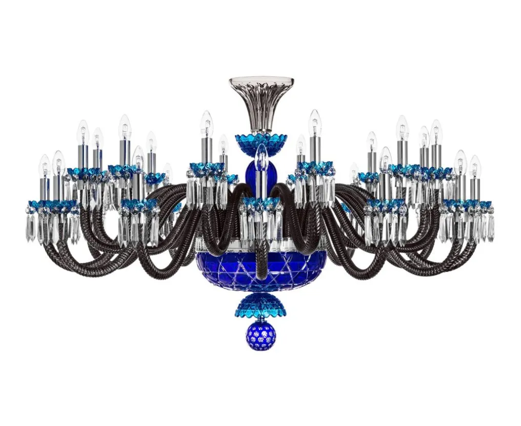 ARLEQUIN HORIZ LUSTRE 24L BLEU CLAIR BLEU FONCÉ FLANELLE