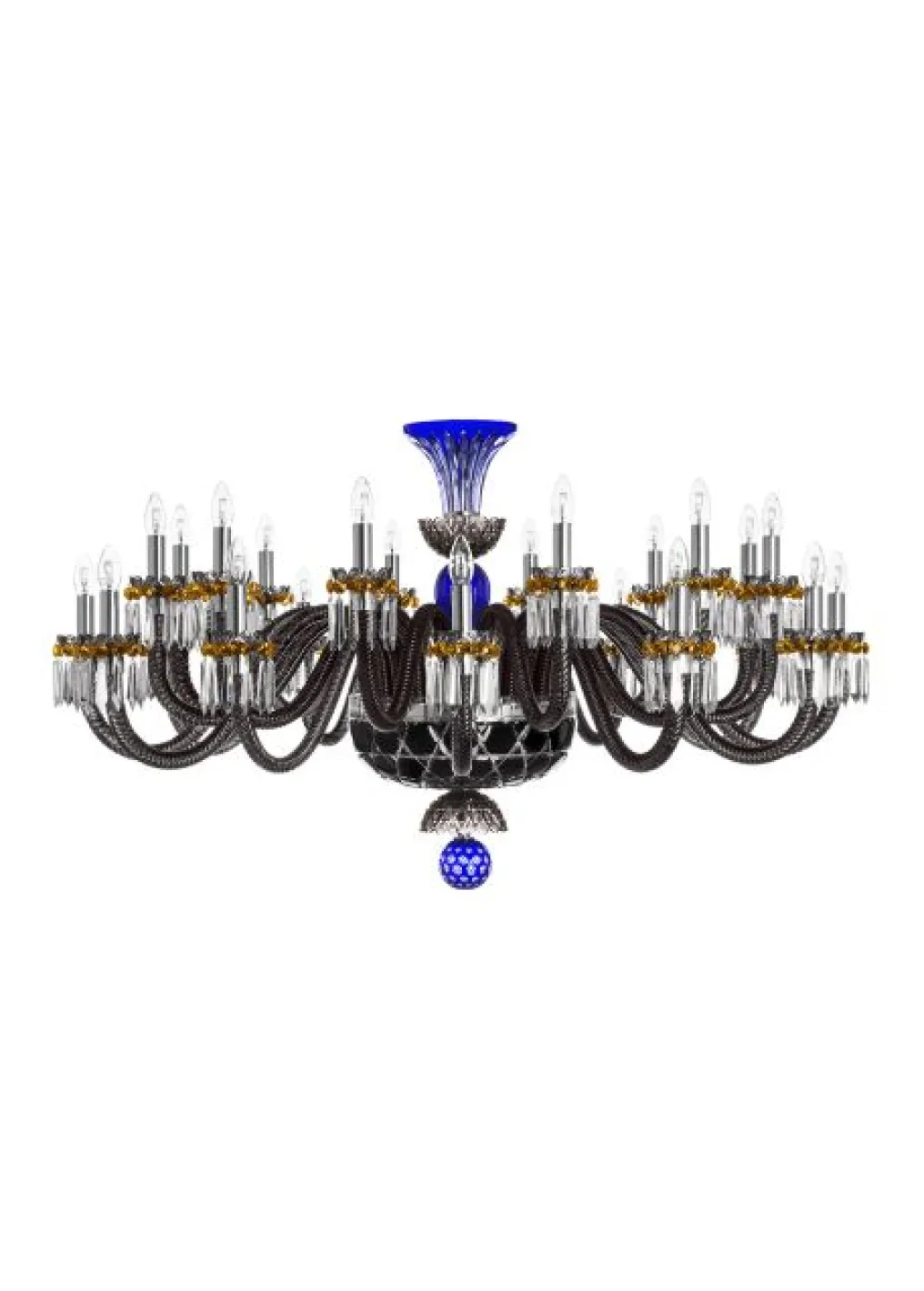 ARLEQUIN HORIZ LUSTRE 24L BLEU CLAIR BLEU FONCÉ FLANELLE