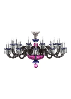 ARLEQUIN HORIZ LUSTRE 24L BLEU CLAIR BLEU FONCÉ FLANELLE