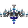 ARLEQUIN HORIZ LUSTRE18L BLEU CLAIR BLEU FONCÉ FLANELLE