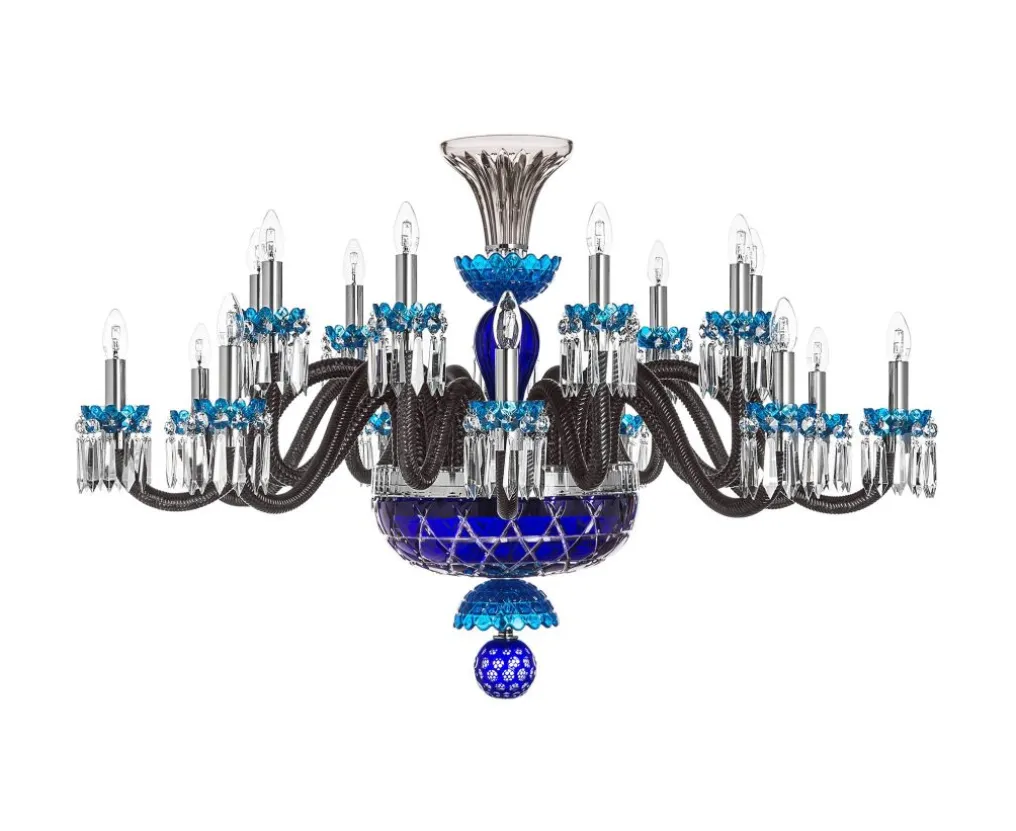 ARLEQUIN HORIZ LUSTRE18L BLEU CLAIR BLEU FONCÉ FLANELLE