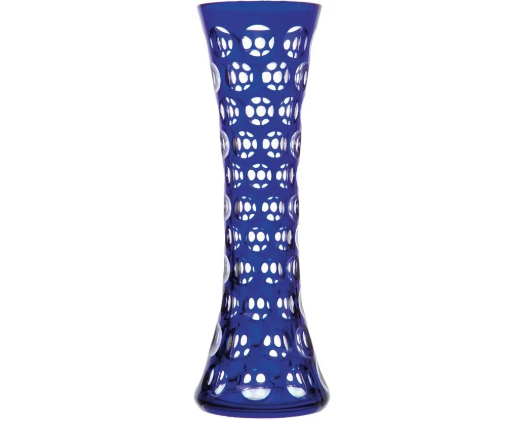 BAGATELLE VASE H500 EMAIL BLEU FONCE