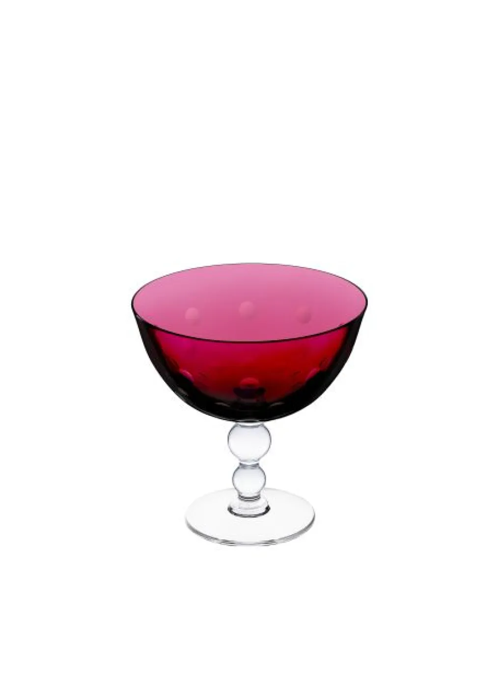 BUBBLES COUPELLE SUR PIED D120 ROUGE