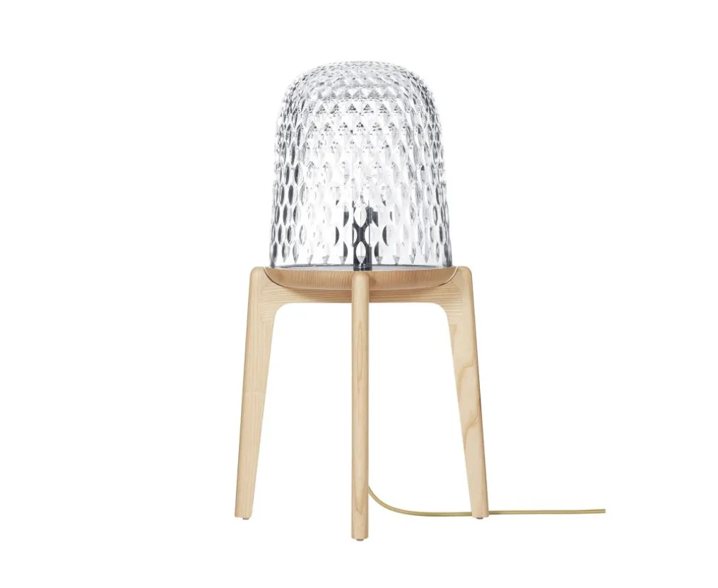 FOLIA LAMPE A POSER SUR PIEDS BOIS CLAIR