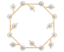 FOLIA MODULE APPLIQUE 16L CIRCULAIRE BOIS CLAIR
