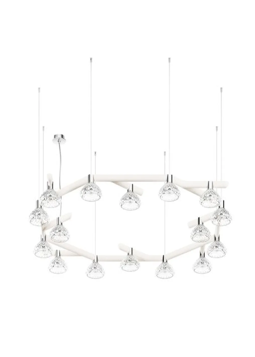 FOLIA MODULE SUSPENSION 16L CIRCULAIRE BOIS FONCÉ