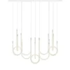 Lustre 10 lumières horizontal : illuminez votre espace design