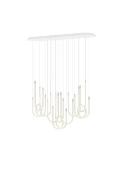 Lustre 10 lumières horizontal : illuminez votre espace design
