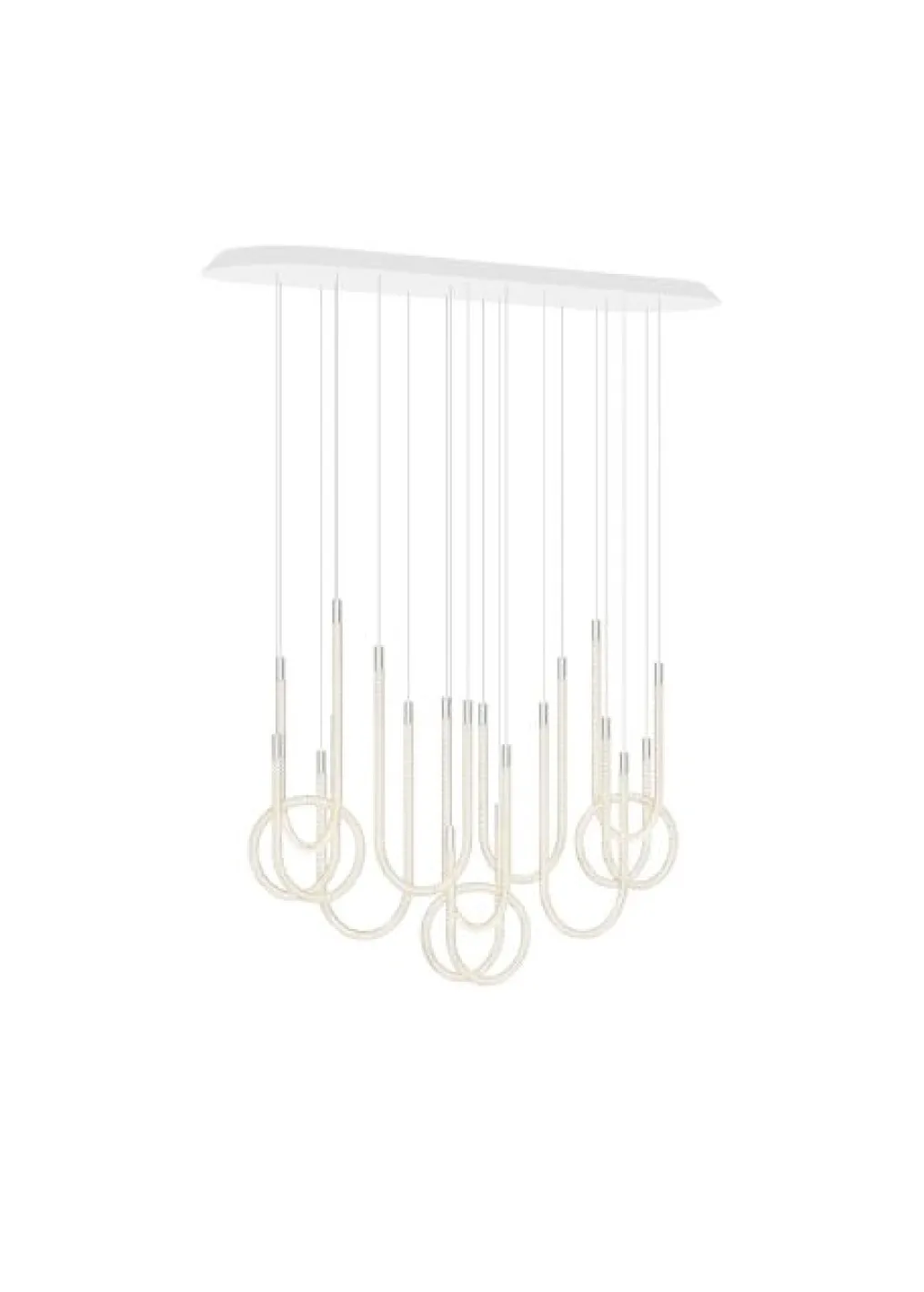 Lustre 10 lumières horizontal : illuminez votre espace design