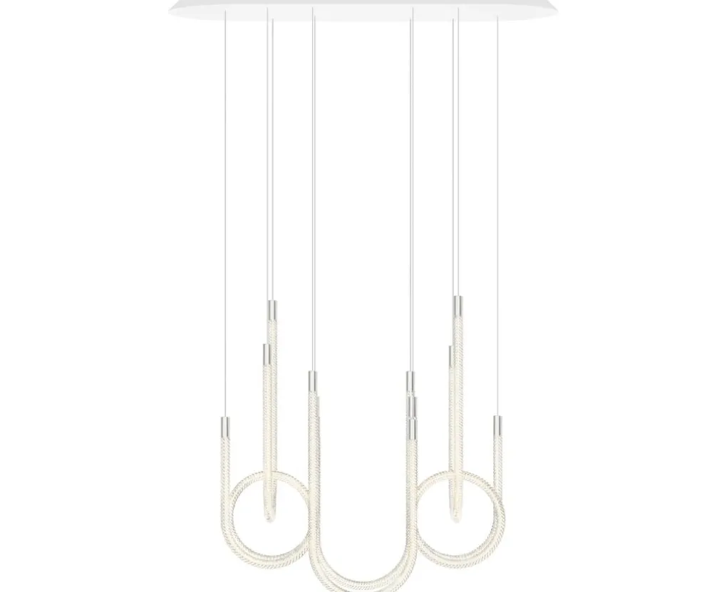 Lustre contemporain 6 lumières : la lumière par Saint-Louis