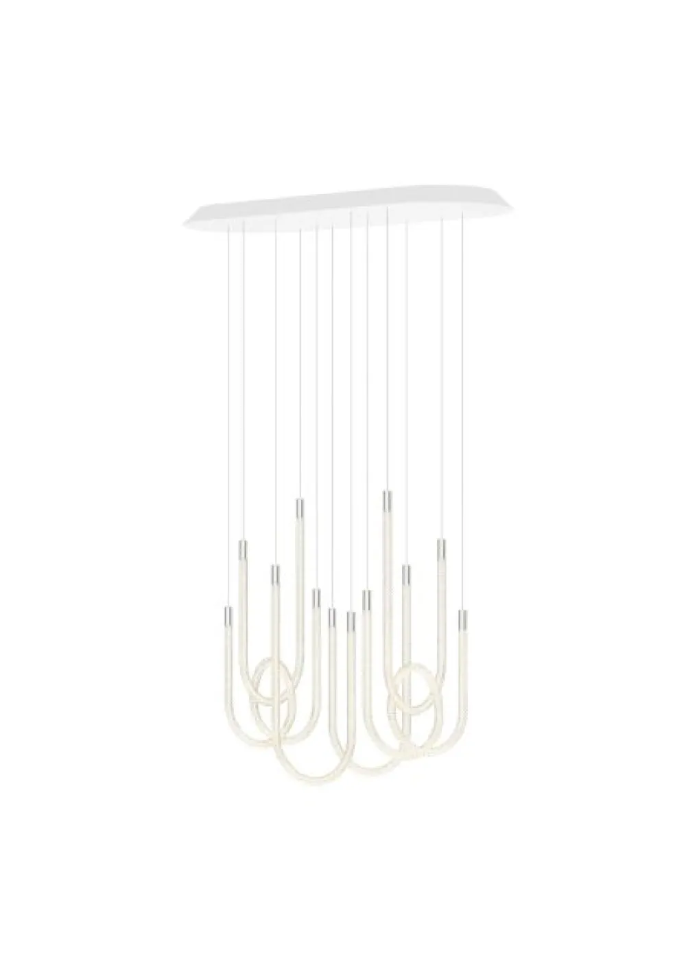Lustre contemporain 6 lumières : la lumière par Saint-Louis
