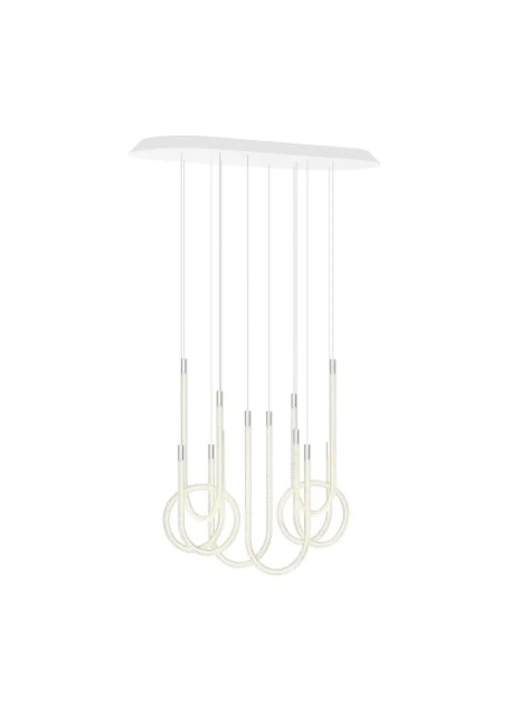 Lustre contemporain 6 lumières : la lumière par Saint-Louis