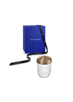 Mini baladeuse finition cuivrée : offrez-vous la lampe Saint-Louis en cristal
