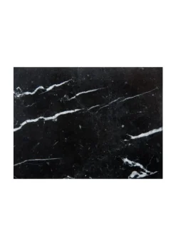 QUADRILLE PLATEAU SUR PIED MARBRE NOIR