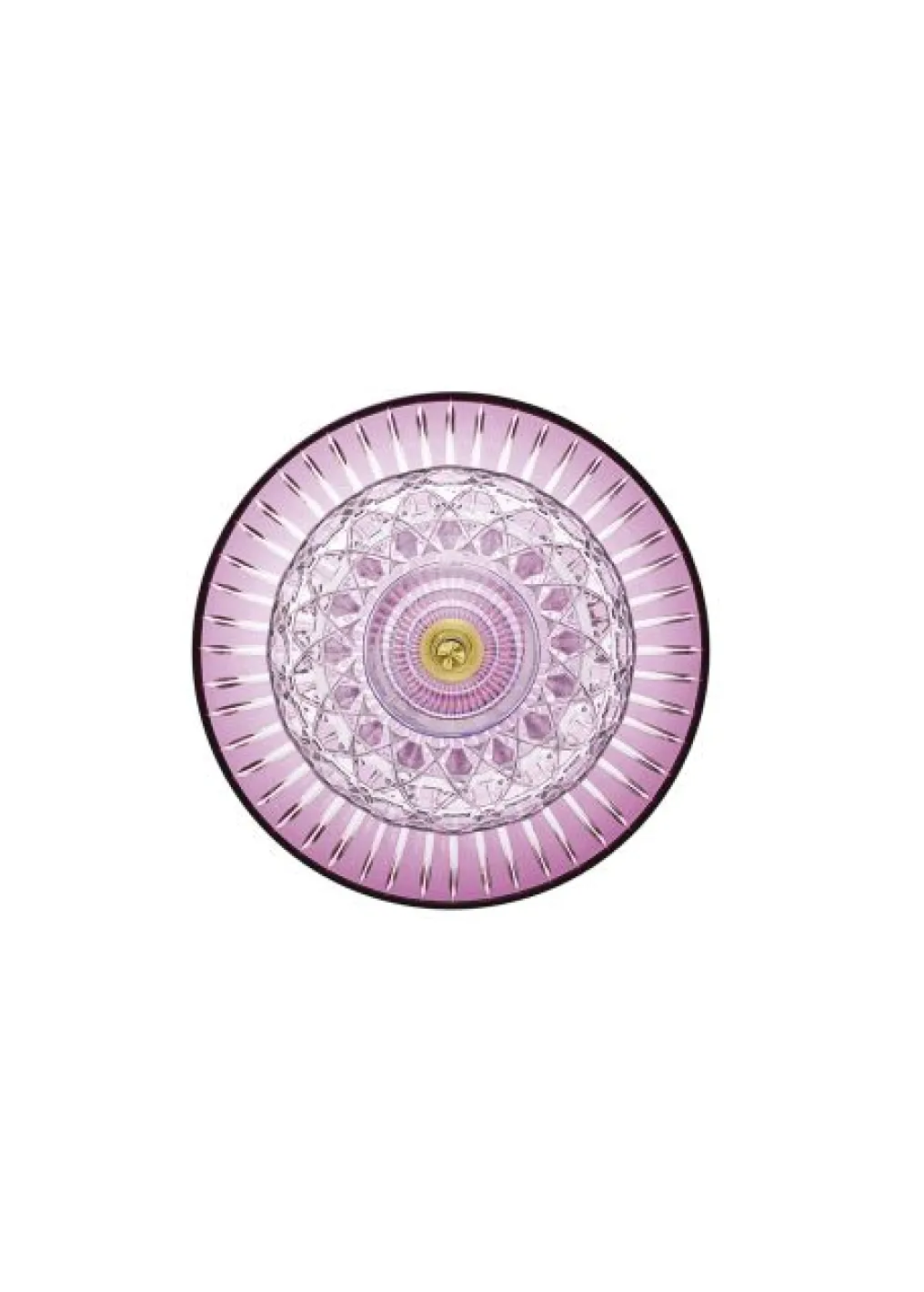 ROYAL APPLIQUE IP44 1L BOBÈCHE AMÉTHYSTE FINITION DORÉE