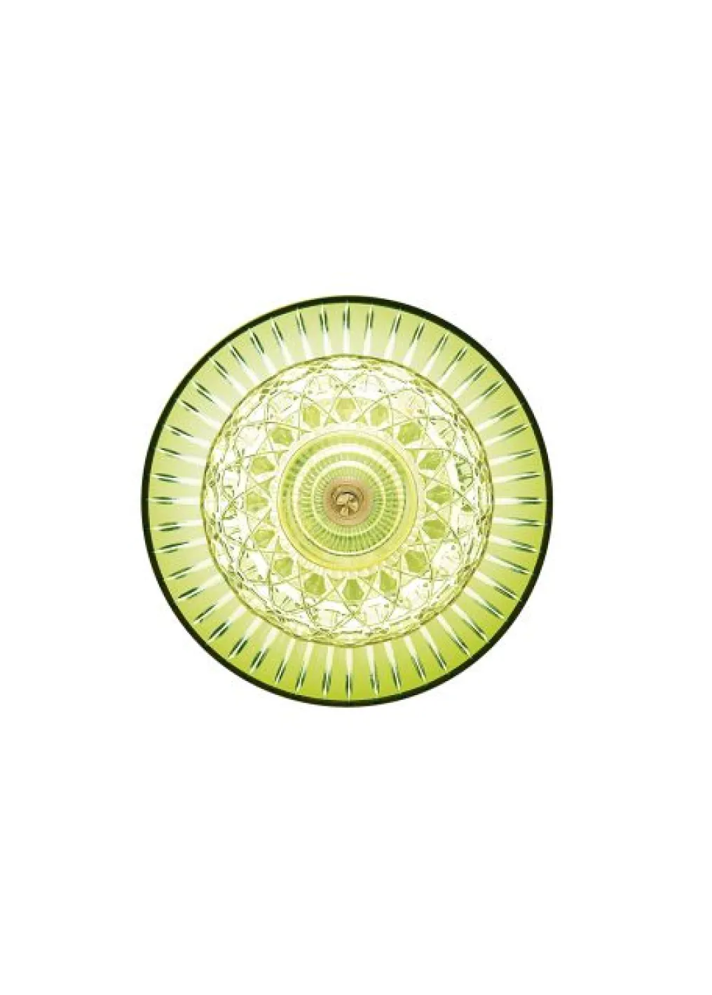 ROYAL APPLIQUE IP44 1L BOBÈCHE CHARTREUSE FINITION DORÉE