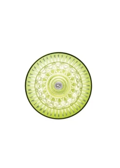 ROYAL APPLIQUE IP44 1L BOBÈCHE CHARTREUSE FINITION INOX POLI