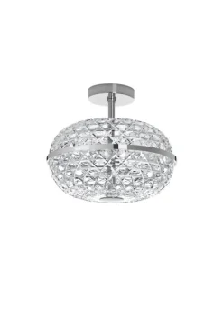 ROYAL PLAFONNIER DOUBLE FINITION CHROMÉE