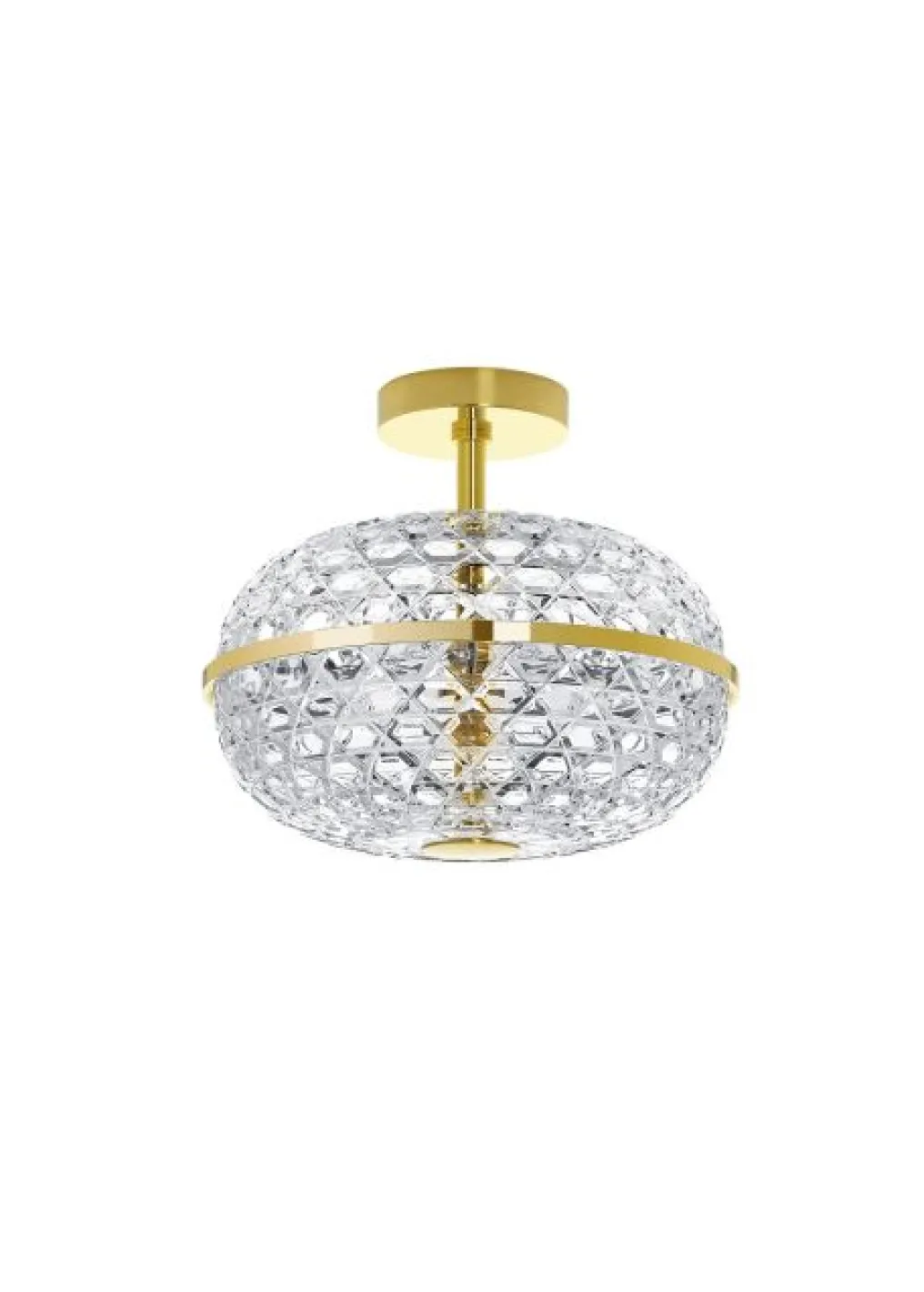 ROYAL PLAFONNIER DOUBLE FINITION DORÉE