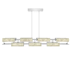 VIBRATION LUSTRE 14L FINITION CHROMÉE